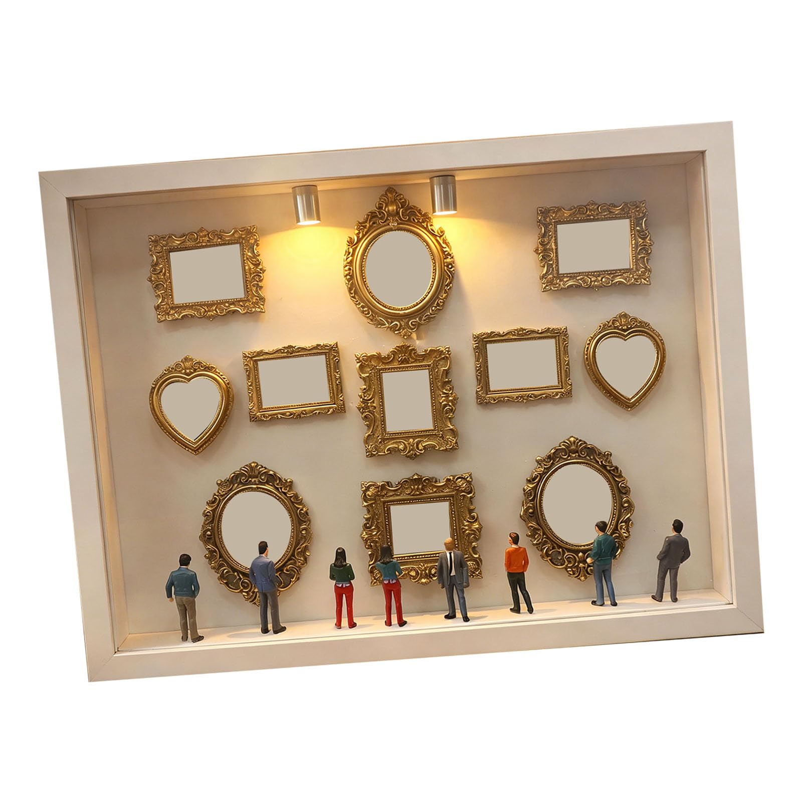 Elnwnnkc Diys Minis Museums Silhouetted Box Shadows Box Frame Personalize Shadows Frame Set