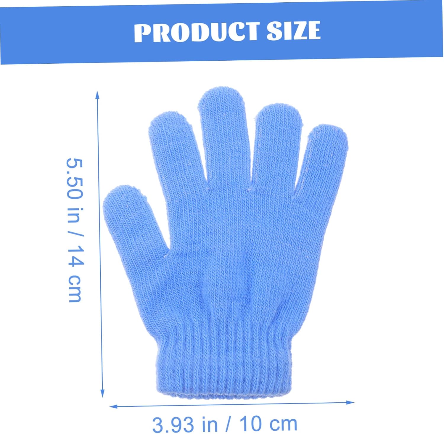 6pairs Thickened Finger Mittens for Boys and Girls Cold Non-Skid Gloves for Outdoor Activities Like Skiing and Snowboarding Multiple Colors