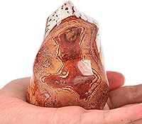 Vista 27 de AMOYSTONE Torres de Piedra en Forma de Llama de Cuarzo Rosa y Azul, Grandes Cristales Curativos de Cuarzo para Decoración del Hogar 1.0LBS