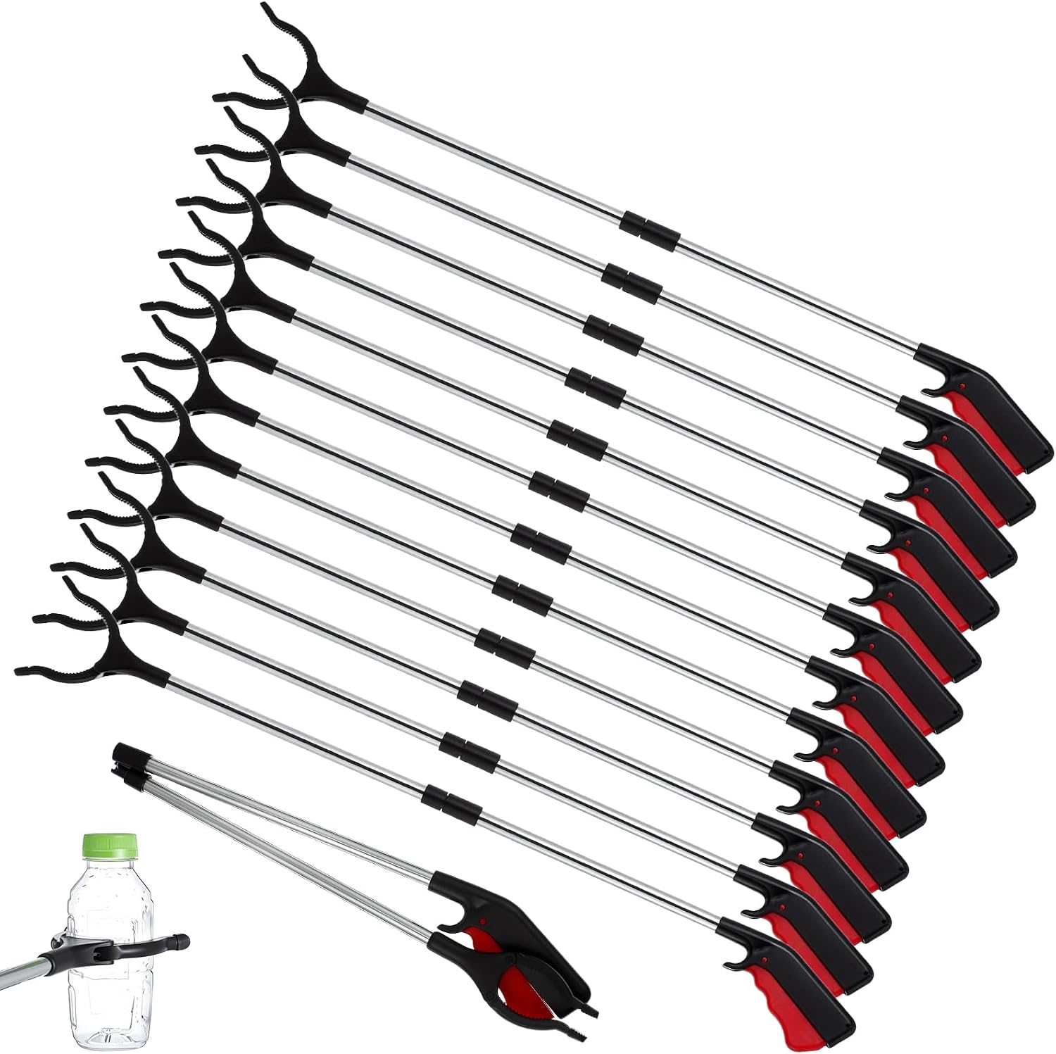 Norme 30 Pcs Grabber Reacher Tools, 32.7 in Foldable Trash Pickers