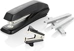 Swingline 545 Standard Stapler Value Pack, Includes 20-Sheet Capacity Stapler, 5000 Count Swingline Staples and Staple Remover, Tacking Ability (Black)