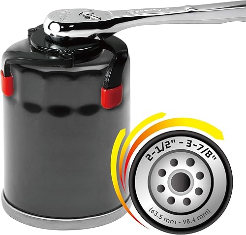 Miniatura 4 de Powerbuilt 648659 - Llave de filtro de aceite de araña