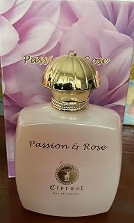 Passion & Rose Eau de Parfum, Luxury Fragrance with Gold Crown Cap, 3.4 fl oz, 100ml Made in UAE