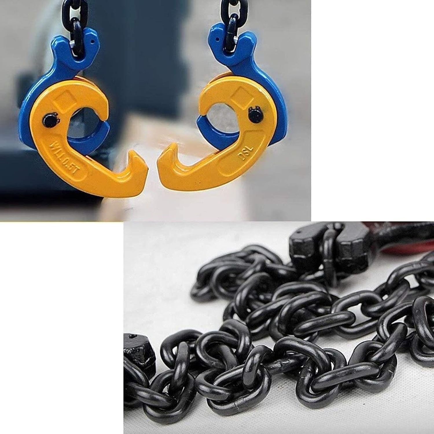 Lifting clamp Obstacle Vehicle Oil Drum Lifting Ring Forklift-specific Lifting Hook Diffuser Thickened Hook Clamp Fixing device
