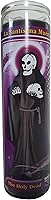 Vista 1 de La Santisima Muerte (La Santa Muerte) Vela Devocional Pilar Negro