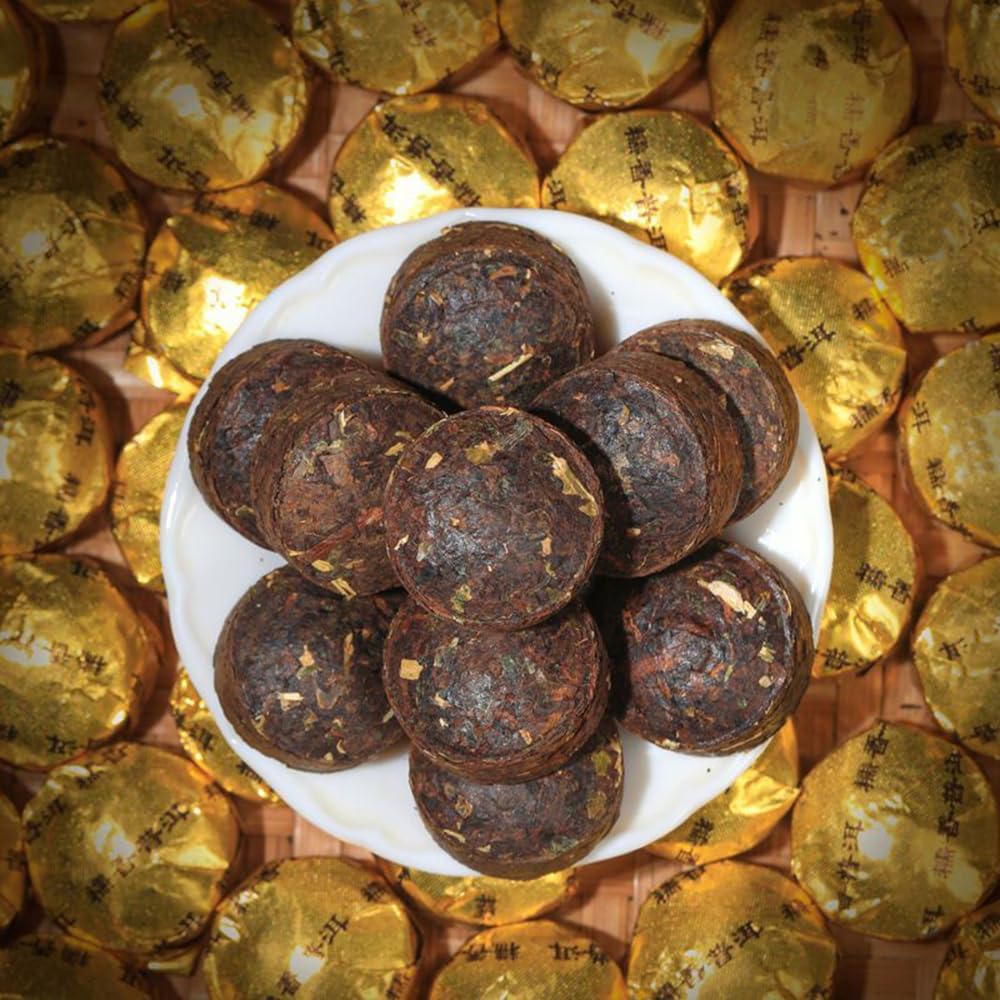 Tè cotto Pu'er glutinoso 300g sapore di riso glutinoso mini tè Tuo riso glutinoso fragrante foglia sciolta tè Pu-erh