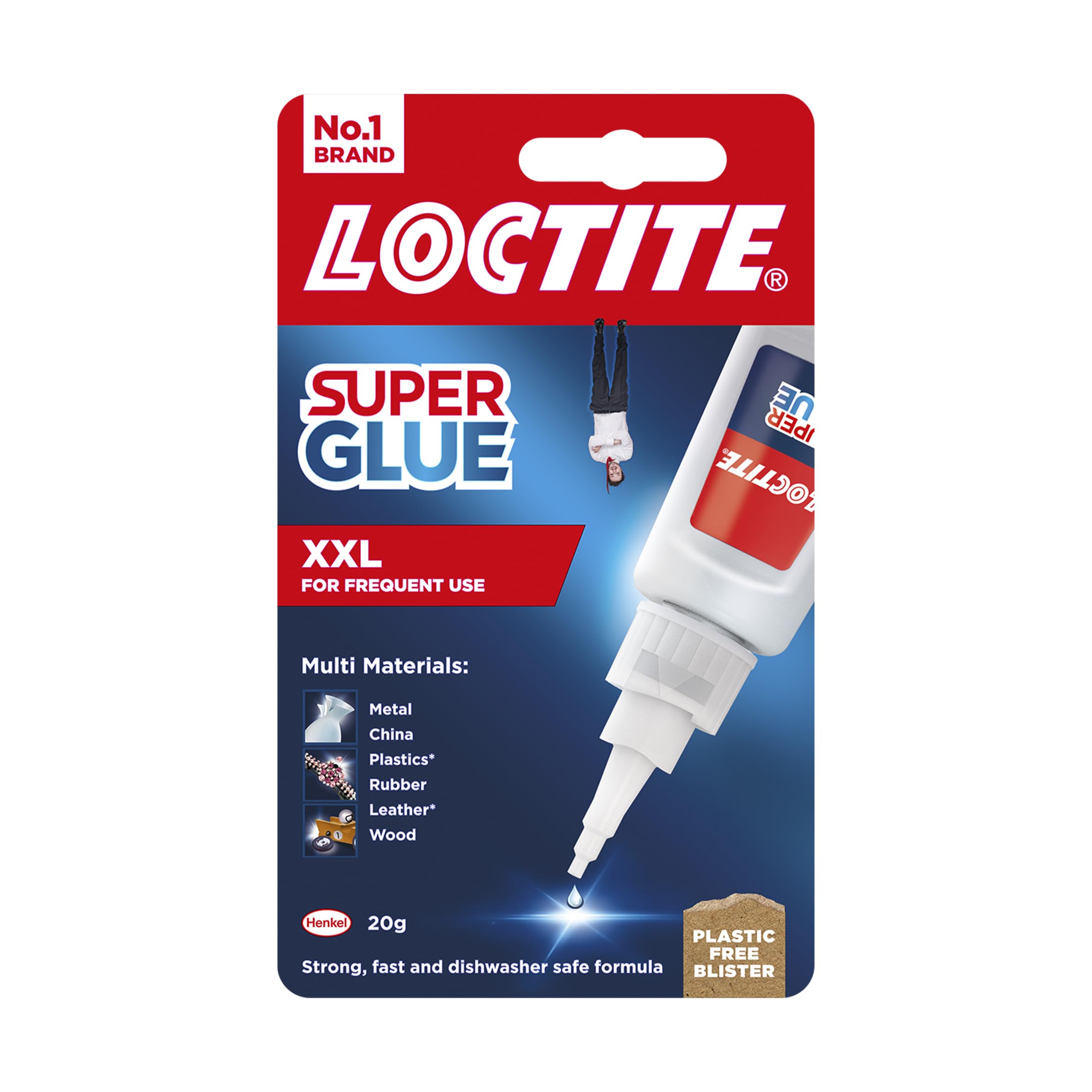 Loctite Super Glue 20g, All Purpose Liquid Adhesive for Repairs, Super Strong