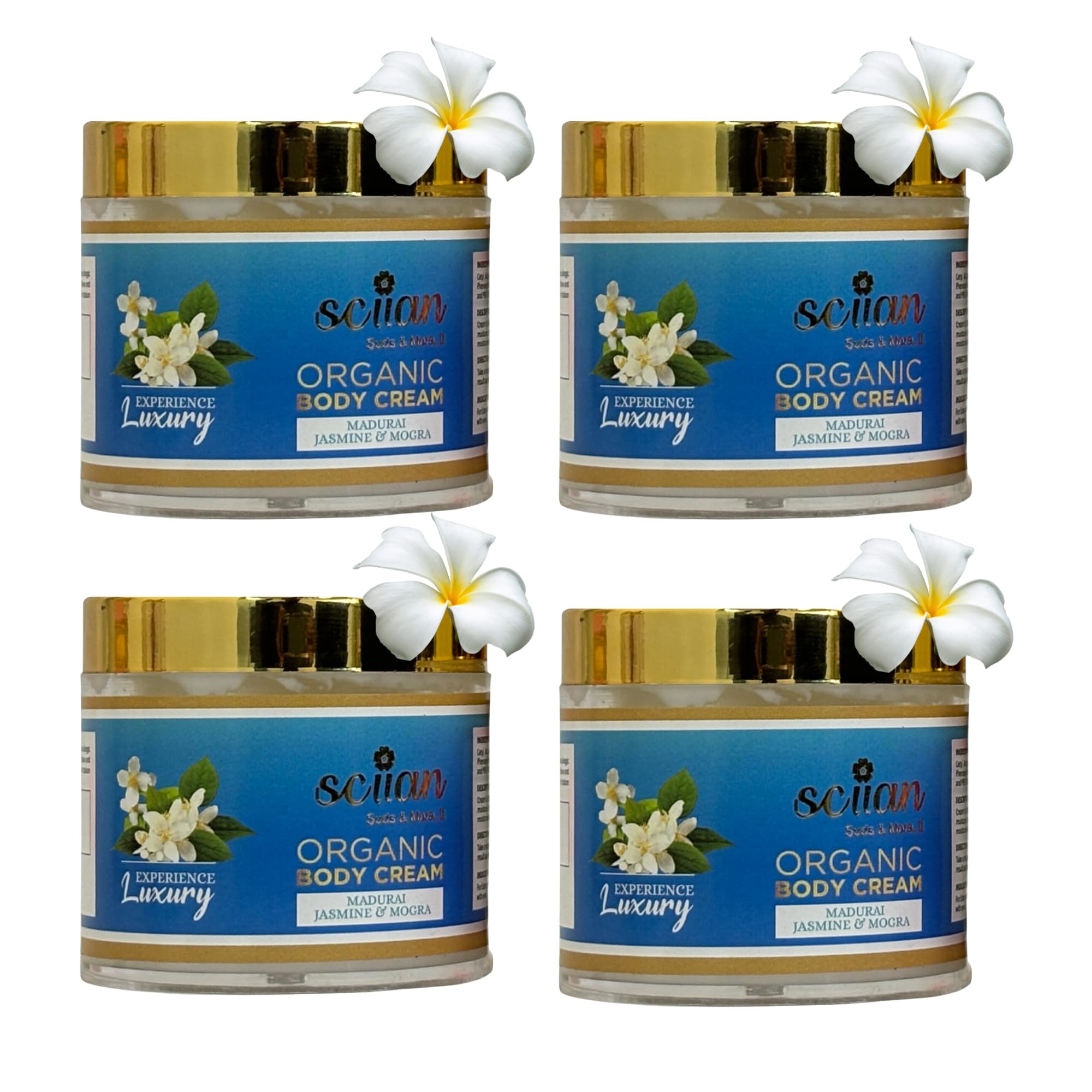 Madurai Jasmine & Mogra Body Cream for Women, Deep Moisturizing