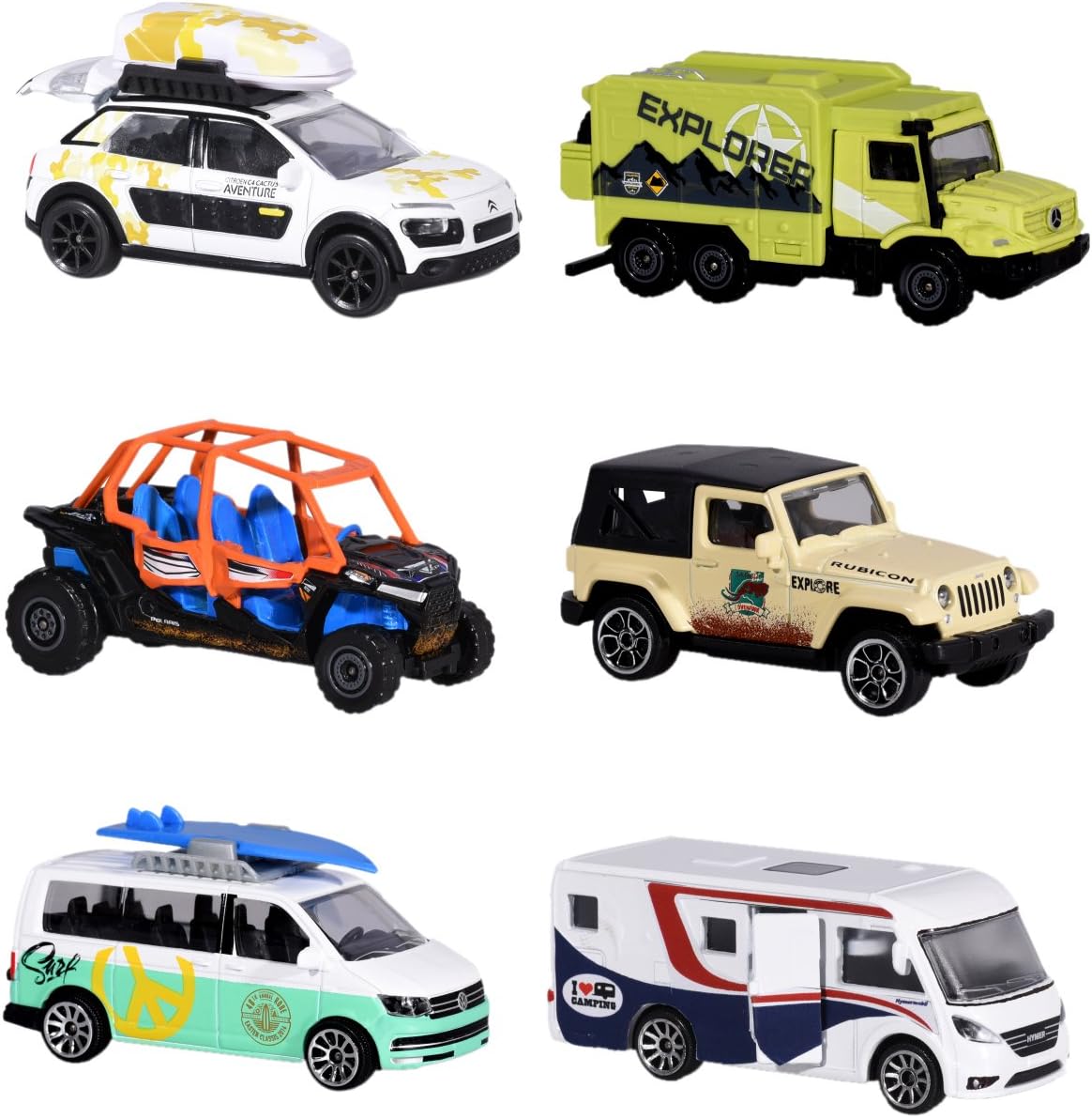 Dickie Majorette Die Cast 212057601 Explorer Explorer Mini Car Vehicle Assorted Models, 7.5 cm