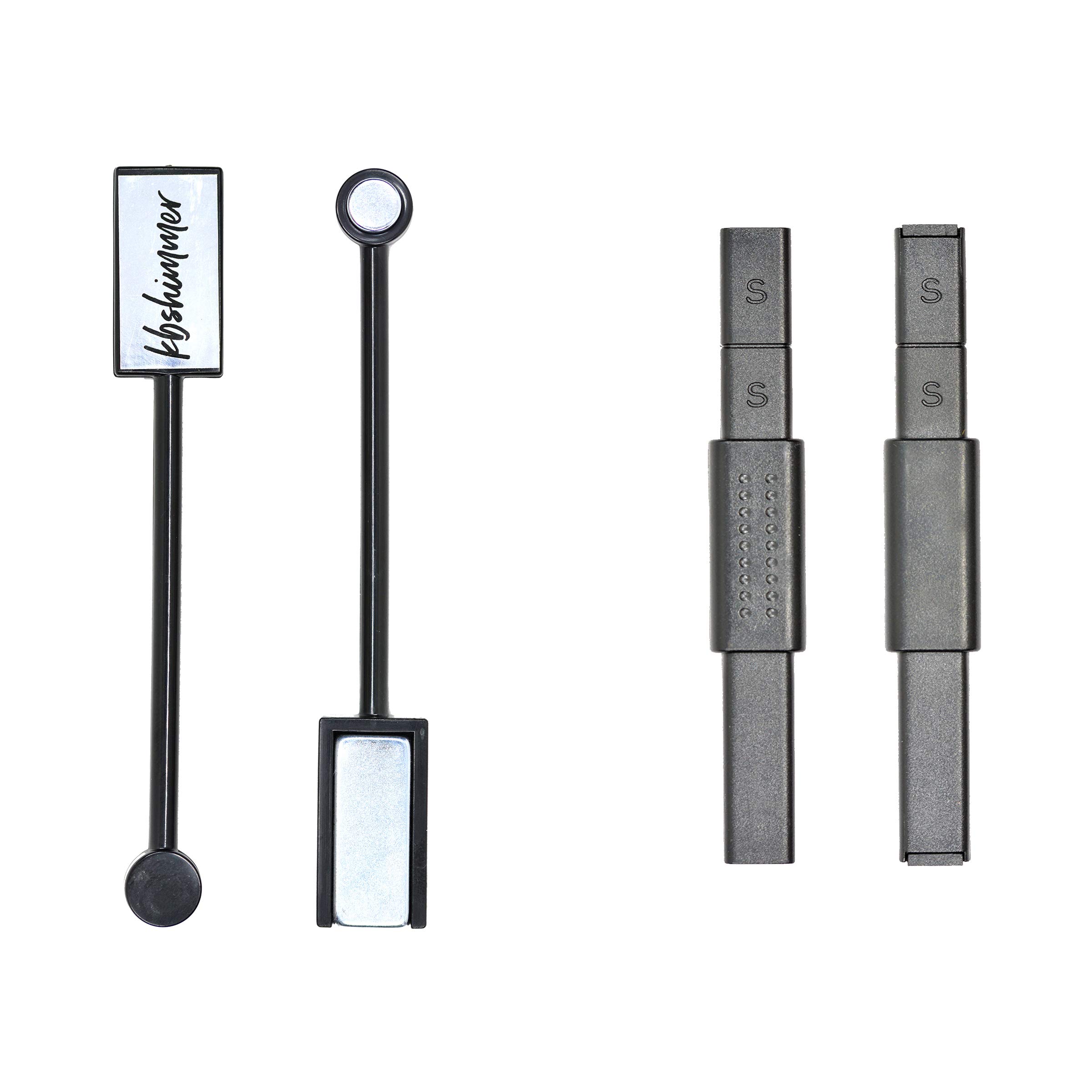 KBShimmerDual Ended Cats Eye and Black S Magnet Set