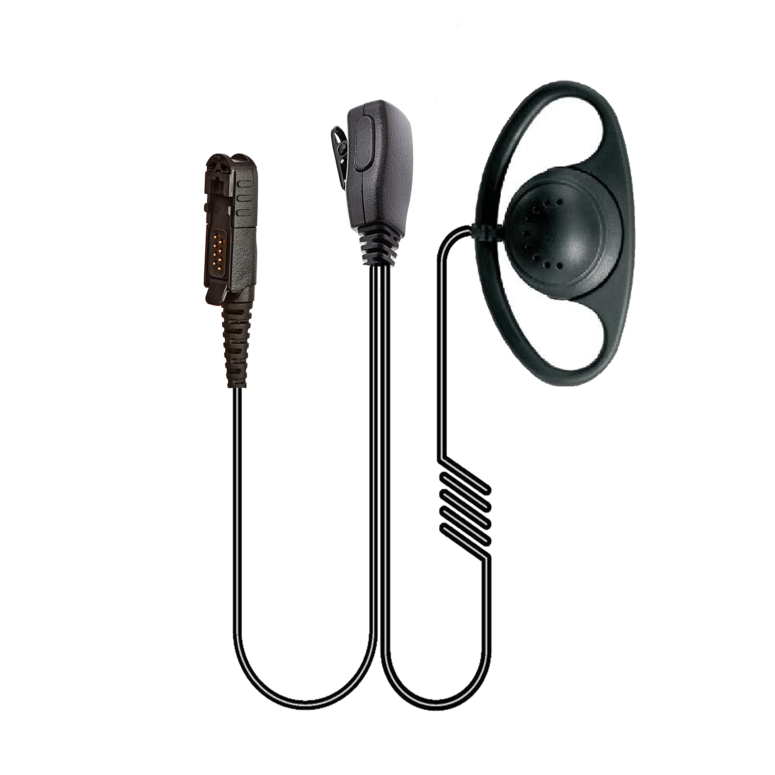 Oreillette micro PTT Motorola DP2400 DP2600 multi-broches