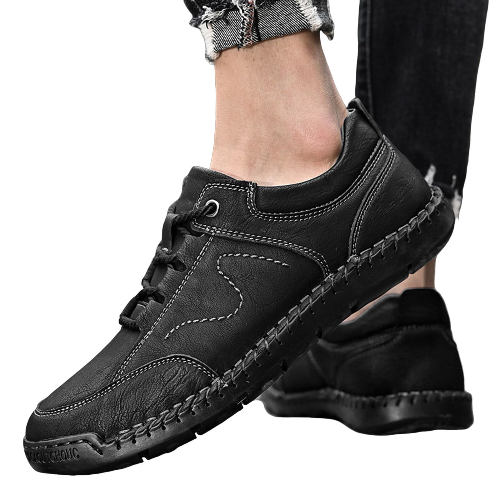 Dettagli Scarpe Casual a Tinta Unita per Camminare Comodamente Tutti i Giorni Sneakers Leggere e Traspiranti Mocassini Slip-on