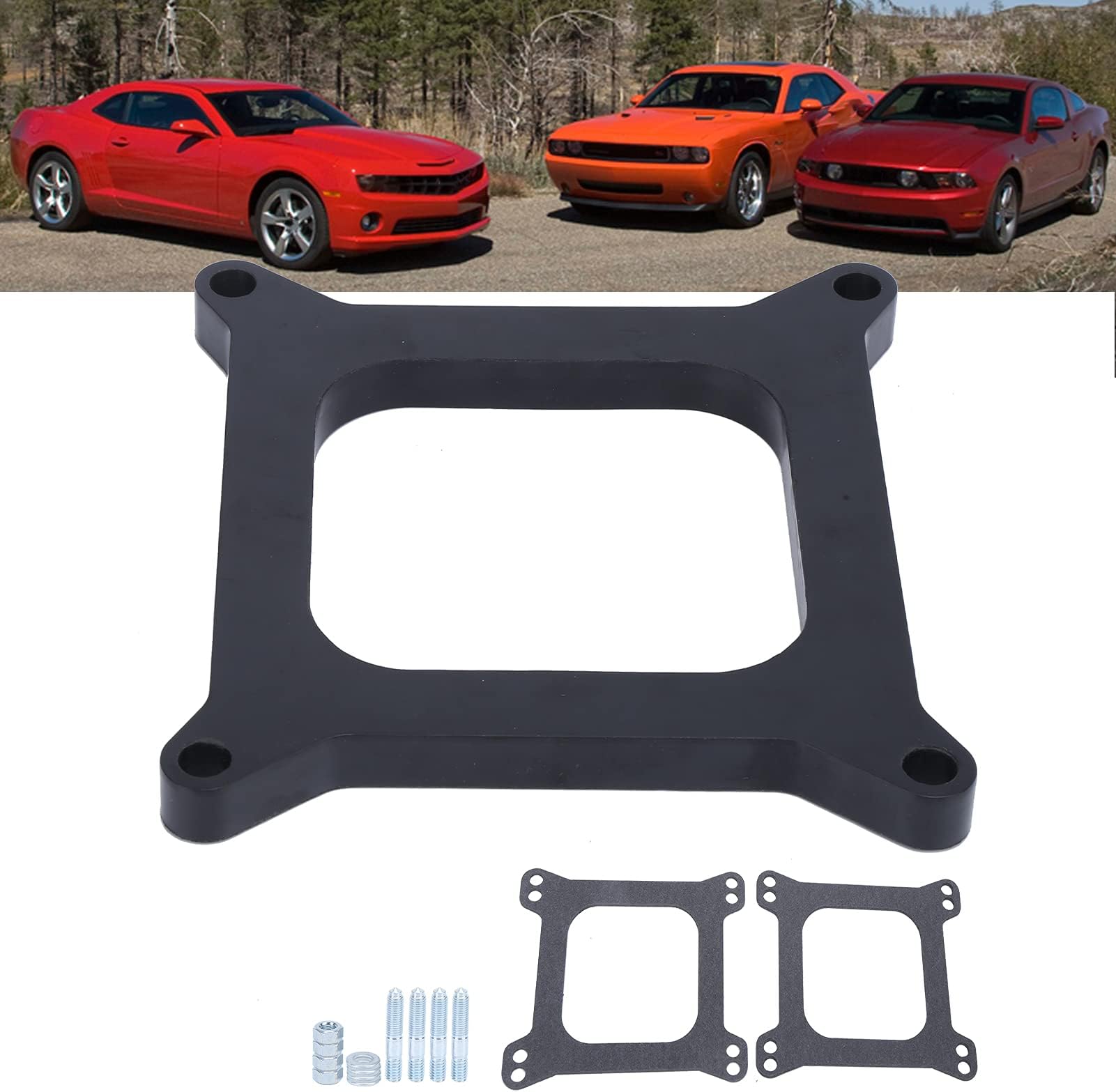 Carburetor Spacer Kit Open Plenum,Carb Spacer 1/2in