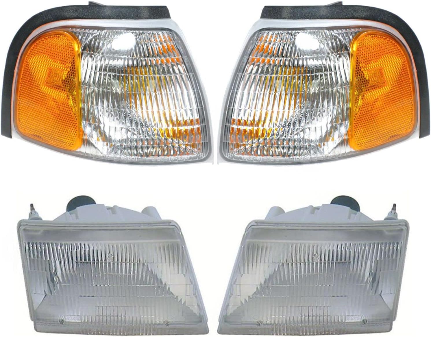 Headlight Assembly Compatible With 19982000 Mazda B2500