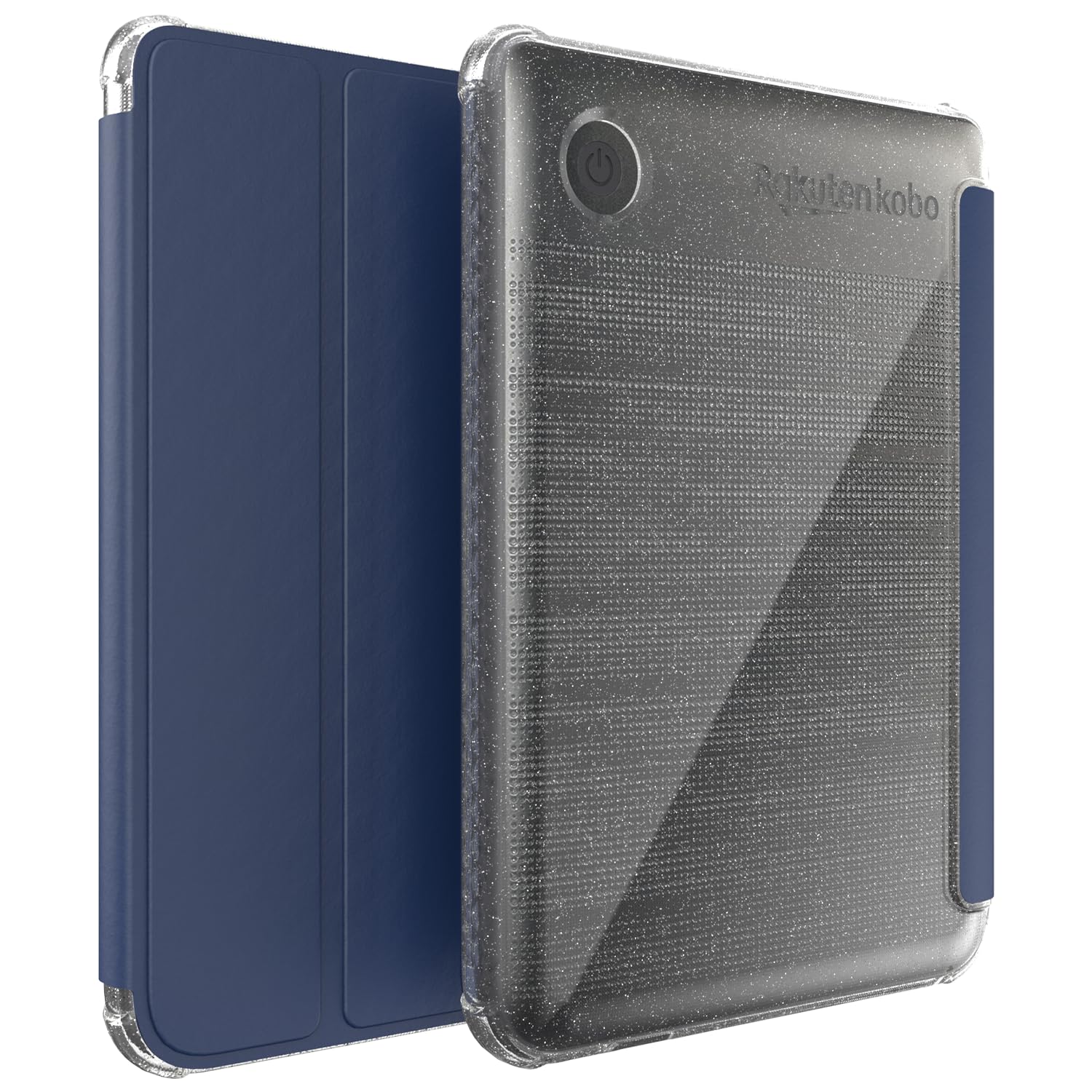 TUDIA SKN Flip Designed for Kobo Clara Colour/BW Case (2024) - [Auto Wake/Sleep Technology] Shockproof Slim Transparent TPU Back with Soft Smooth