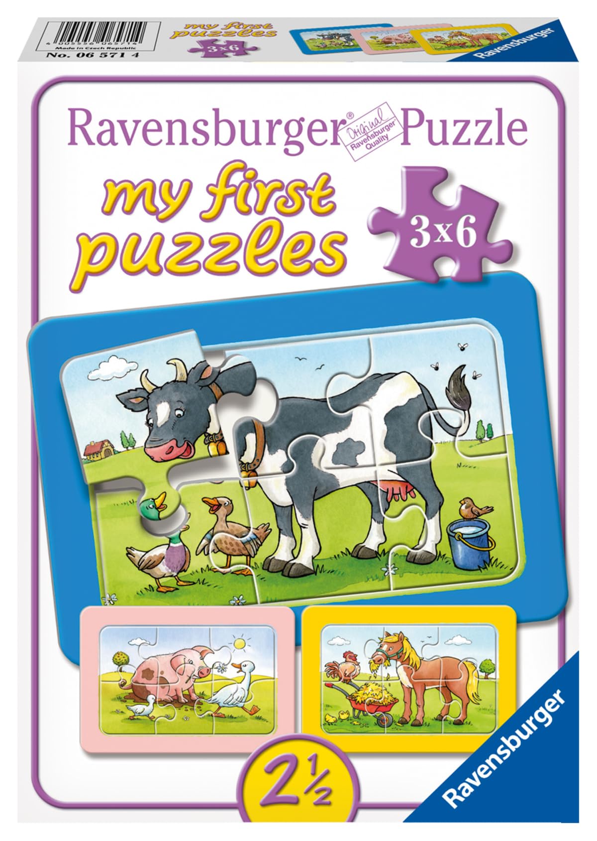 Ravensburger 06571 4 "Animal Friends" Puzzle