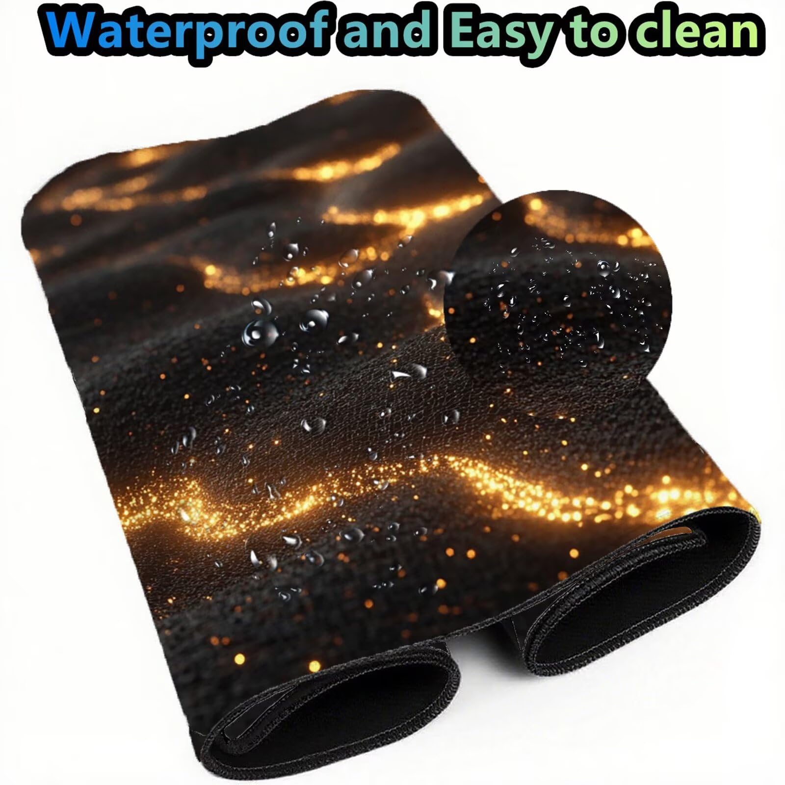 Fantazyjna podkładka pod mysz 1500 x 800 mm Dream Podkładka pod mysz Duża japońska podkładka pod mysz antypoślizgowa gumowa podstawa powierzchnia ze szwami na krawędziach mata biurkowa do wystroju