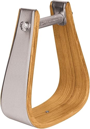 Weaver Leather Estribos de madera, Overshoe Roper, Madera, 6.25 Ancho, 3.25 Cuello