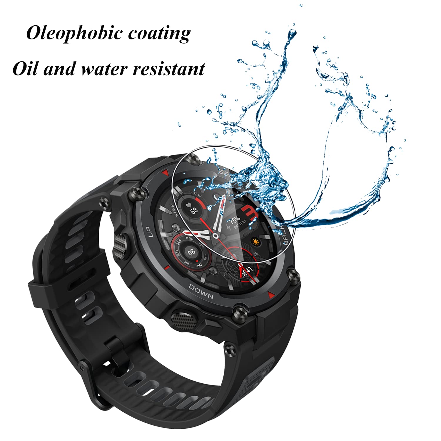 4 Pellicole In Vetro Temperato 9H Per T-Rex / T-Rex Pro – Anti Graffio, Oleorepellente, HD, Curvo - 2