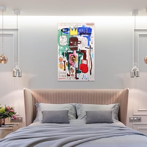 Vista 162 de Lienzo impreso para pared, póster inspirador de dinosaurio, la vida no me asusta, graffiti, pintura en lienzo, impresiones en lienzo