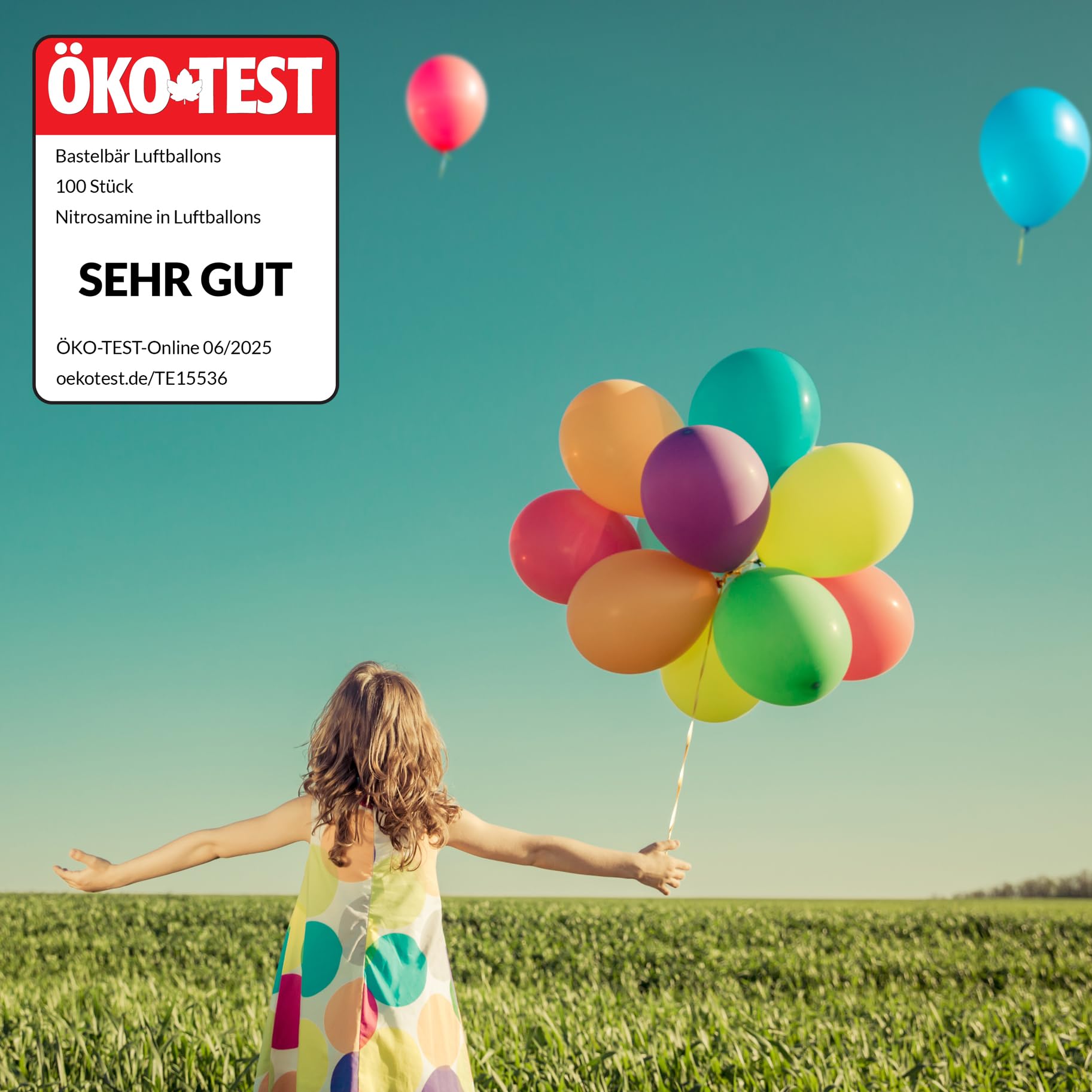 Besuche den Bastelbär- BIO Luftballons Geburtstag • ÖKO-TEST "SEHR GUT" • 100 Stück • MADE IN EU ✓ Premium Ballons 100% Naturlatex • 11 Farben • plastikfrei & nachhaltig • Helium Luftballons Bunt aus natürlichen Rohstoffen in use