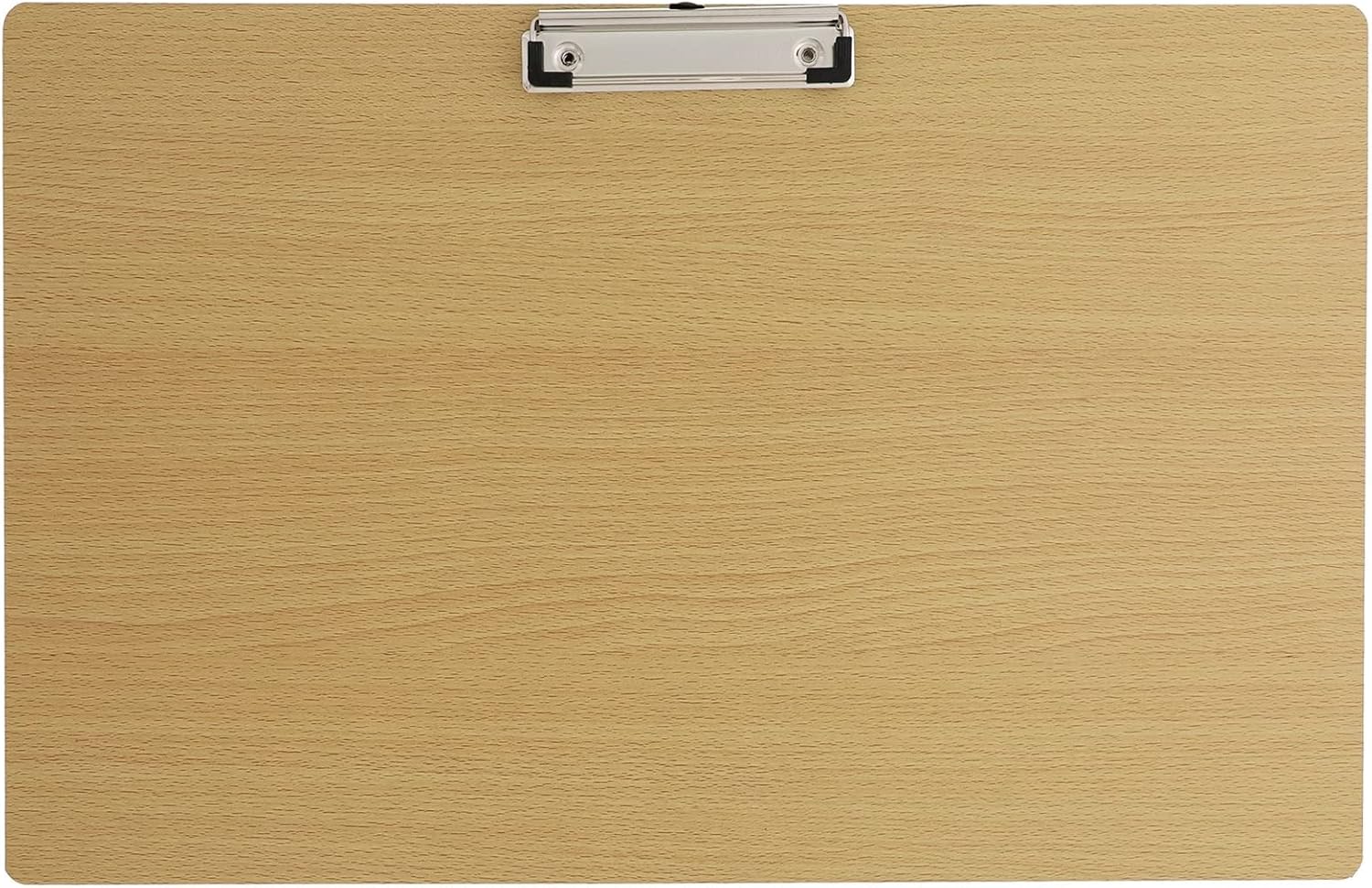 Juvale Hardboard Clipboard - Oversized Tabloid Paper Clipboard Surface - Low-Profile Metal Clip & Retractable Hook - Office Supplies & Classroom Must Haves - Pack of 6, 19.5 x 12.5 in, Light Brown