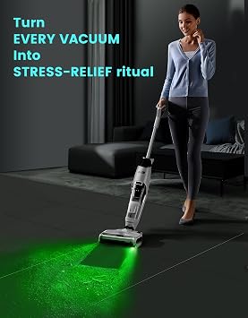 Vacuum Cleaner Dust Display Light, Green Light Attachment Suitable for Dyson Shark Bissell, Reveal Pet Fur Dog Cat Hair, Upgrade Vacuum Accessories Universal Lamp