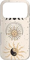 Vista 30 de Mystical Tarot Card Aesthetic Sun Moon Phases Yin Yang Space Case for iPhone 17