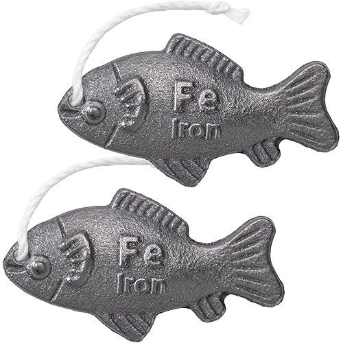 Iron Fish 2 Pack with Bag - A Natural Source of Iron to Reduce The Risk of Deficiency, an Effective and Safe Cooking Tool, Ideal for Pregnant Women Vegans Athletes