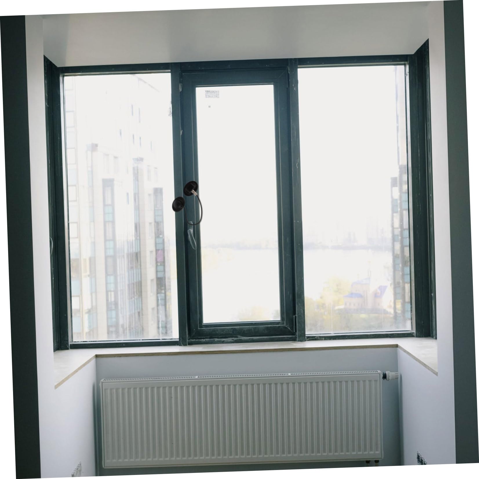 2 Satz Kindersicherung mit Magnetischem Sicherheitsschloss für Fenster und Schubladen aus Abs Material Praktische Verriegelung für Büros und Wohnräume zum Schutz von Kindern