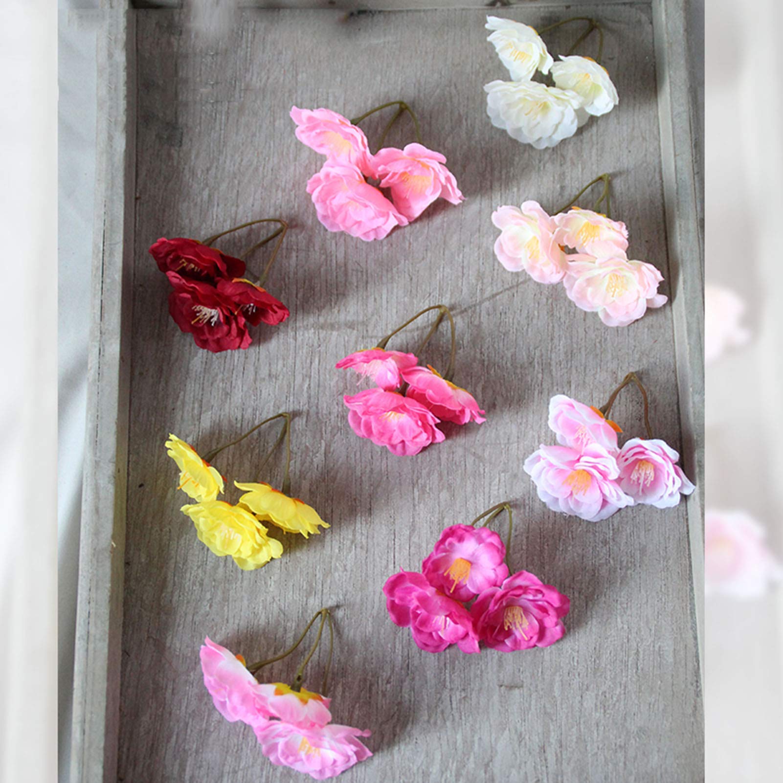 Piante Artificiali, Fiori Artificiali da 27 Cm in Vaso all'Interno, Rosa Finta in Vaso Decorativo per Il Bagno, Accessori per Il Soggiorno, con Vaso di Fiori in Cemento