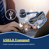 Vista 3 de SVBONY Cámara de astrofotografía SV205, sensor IMX415 de 1.25" 7.05MP IMX415, cámara de telescopio USB3.0 CMOS, ocular de telescopio electrónico