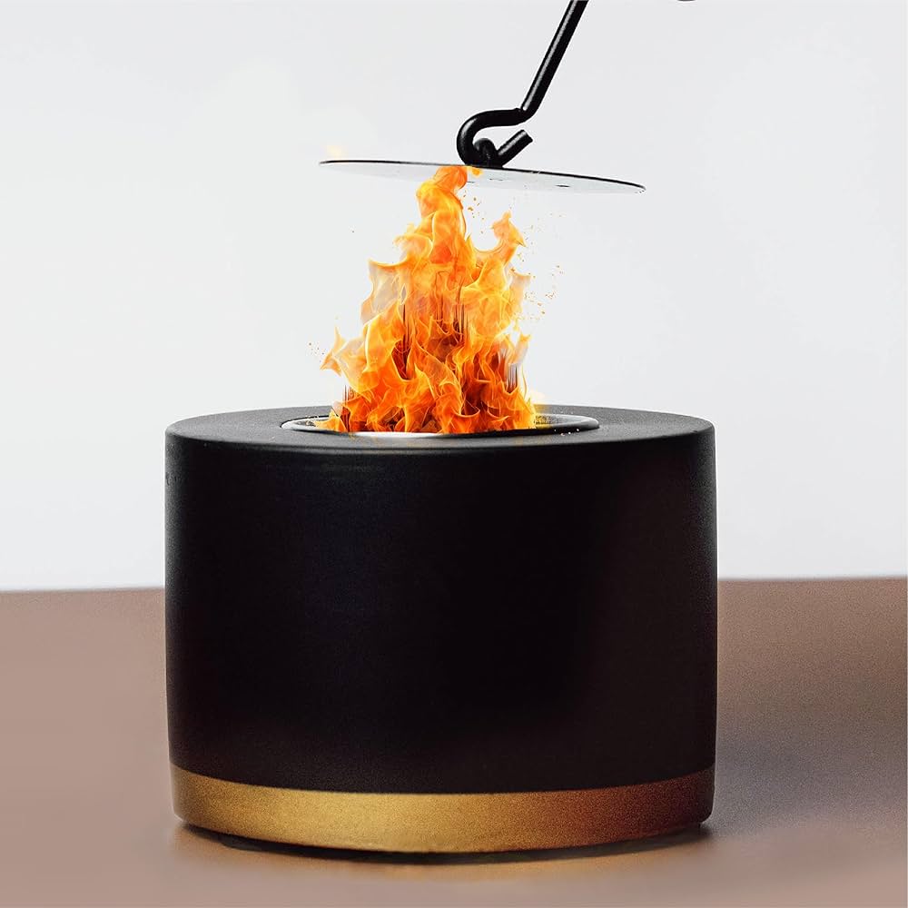 卓上ファイヤーピット ポータブル ブラック18奥行きx35幅x14.5高さcm 卓上ファイヤーピット ポータブル ブラック18奥行きx35幅x14.5高