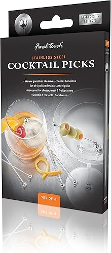 Miniatura 3 de Final Touch Selecciones de cóctel de acero inoxidable (FTA7307-15)