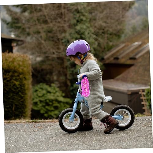 Miniatura 7 de 3 pares de scooters decorativos de cinta para niños y niñas, accesorios para niñas, borlas, serpentinas de bicicleta, borlas, borlas de plástico