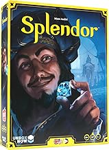 Juego de Tablero Splendor (El embalaje puede variar) - ¡Domine el Arte de la Riqueza y el Prestigio! - Captivante Juego de Estrategia de Minería de Gemas para Niños y Adultos, Edades 10+, 2-4 Jugadores, 30 Minutos de Jugabilidad, Fabricado por Space Cowboys