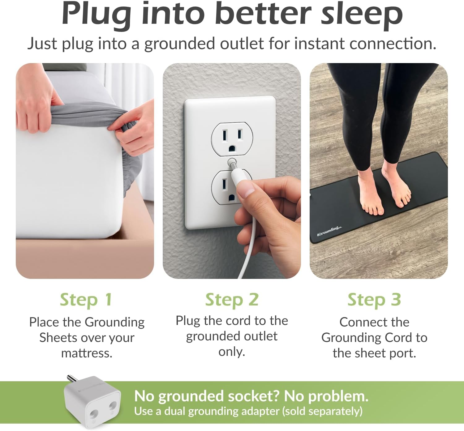 The Grounding Co. Terra Grounding Pillow Case – King Size 20x37in– Premium Fabric Blend – Organic Egyptian Cotton & Silver-Infused Threads – Pillow Cover for Sleep & Recovery - Image 7