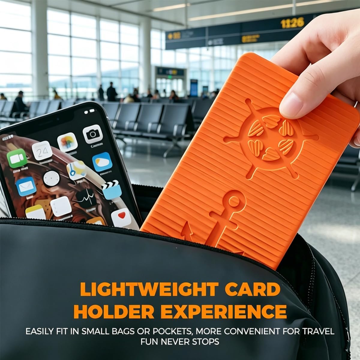 Portable Foldable Silicone Phone Laptop Pad Stand Orange | Eazy to Use,Suitable for office home travel,phone laptop pad holder whitch anti-slip