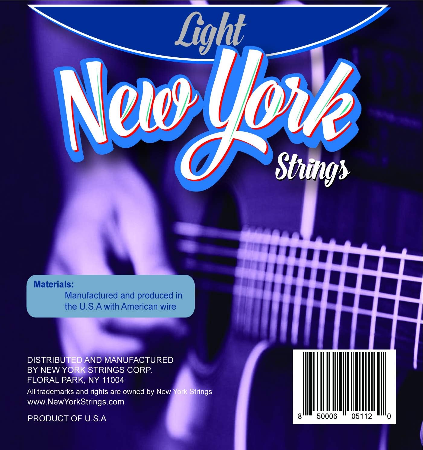 NYSA50 - Cuerdas para guitarra acústica, bronce fosforado, ligero, innovación, calidad, las New York Strings son una sinfonía de cuerdas, fabricadas en Estados Unidos