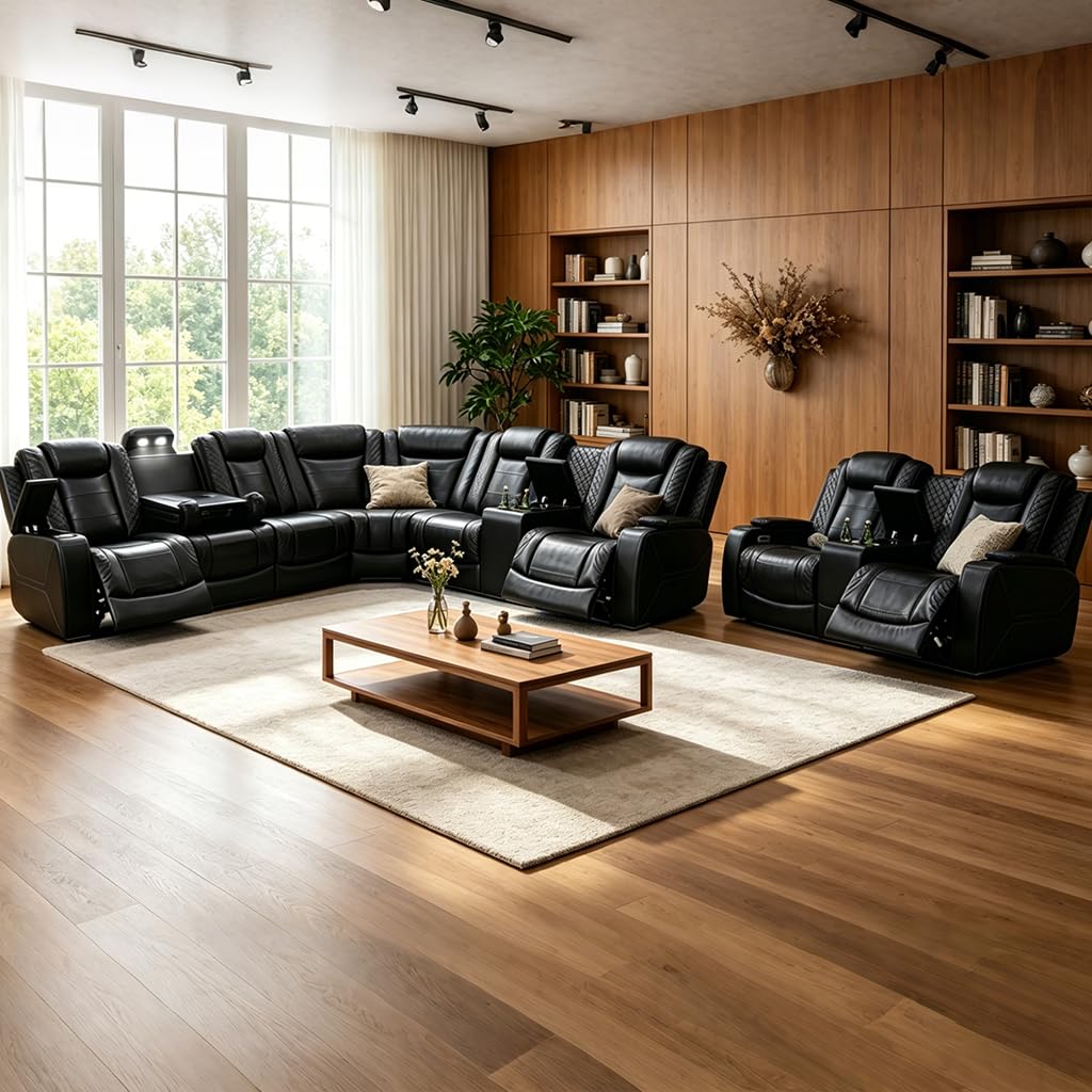 Black1 / Sectional+Loveseat