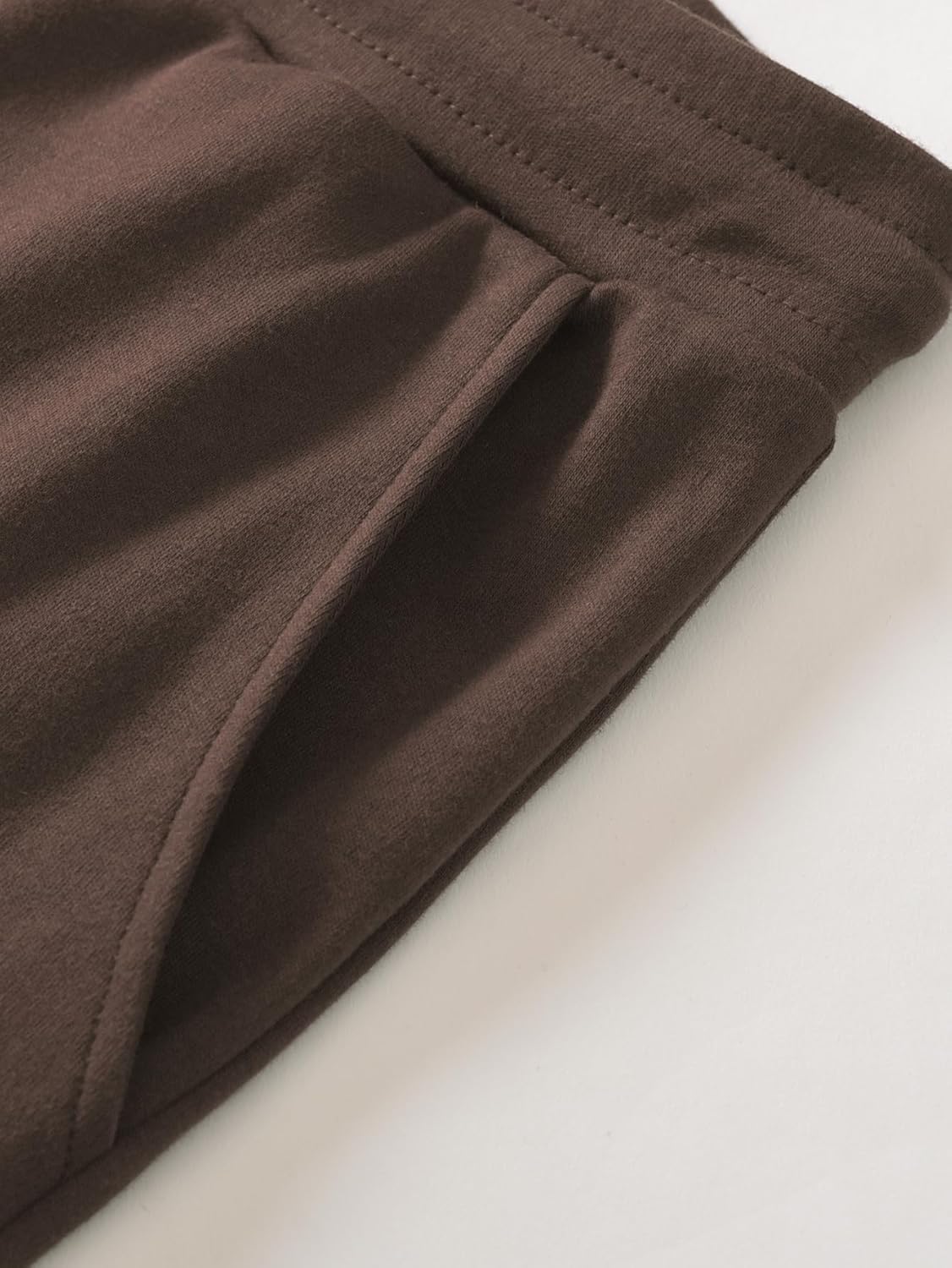 Weintee Women's Drawstring Cotton Knit Pants with Pockets - Image 5