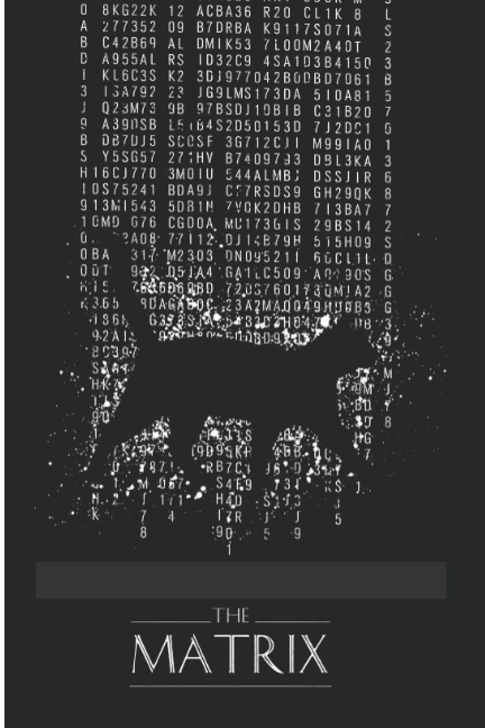 Movie Matrix Cat Glitch Notebook / Journal Cool Modern Design For Man & Women For Hallowing Gift / Present For Programmers Coders & Teck Lovers Black ... Design For Penetrative SubMessage