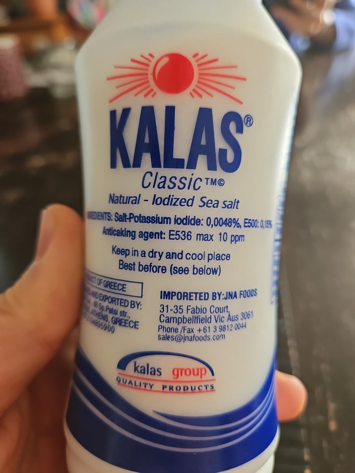 Kalas Classic Greek Iodized Sea Salt (400 Gram) (2Pack