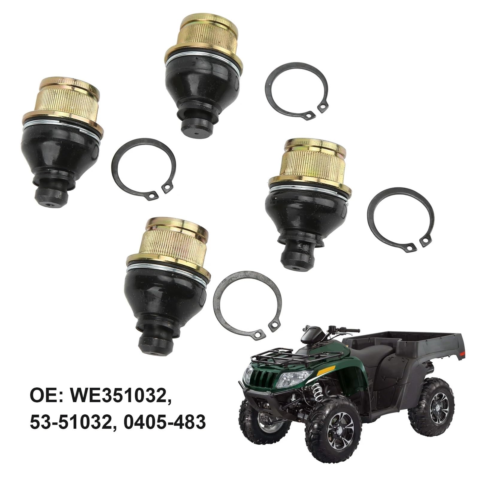 Ściągacz przegubu kulowego Pasuje do Arctic Cat 250 300 350 375 400 425 ATV przegub kulowy 53-51032 0405-483 WE351032 CR elastyczny zamiennik