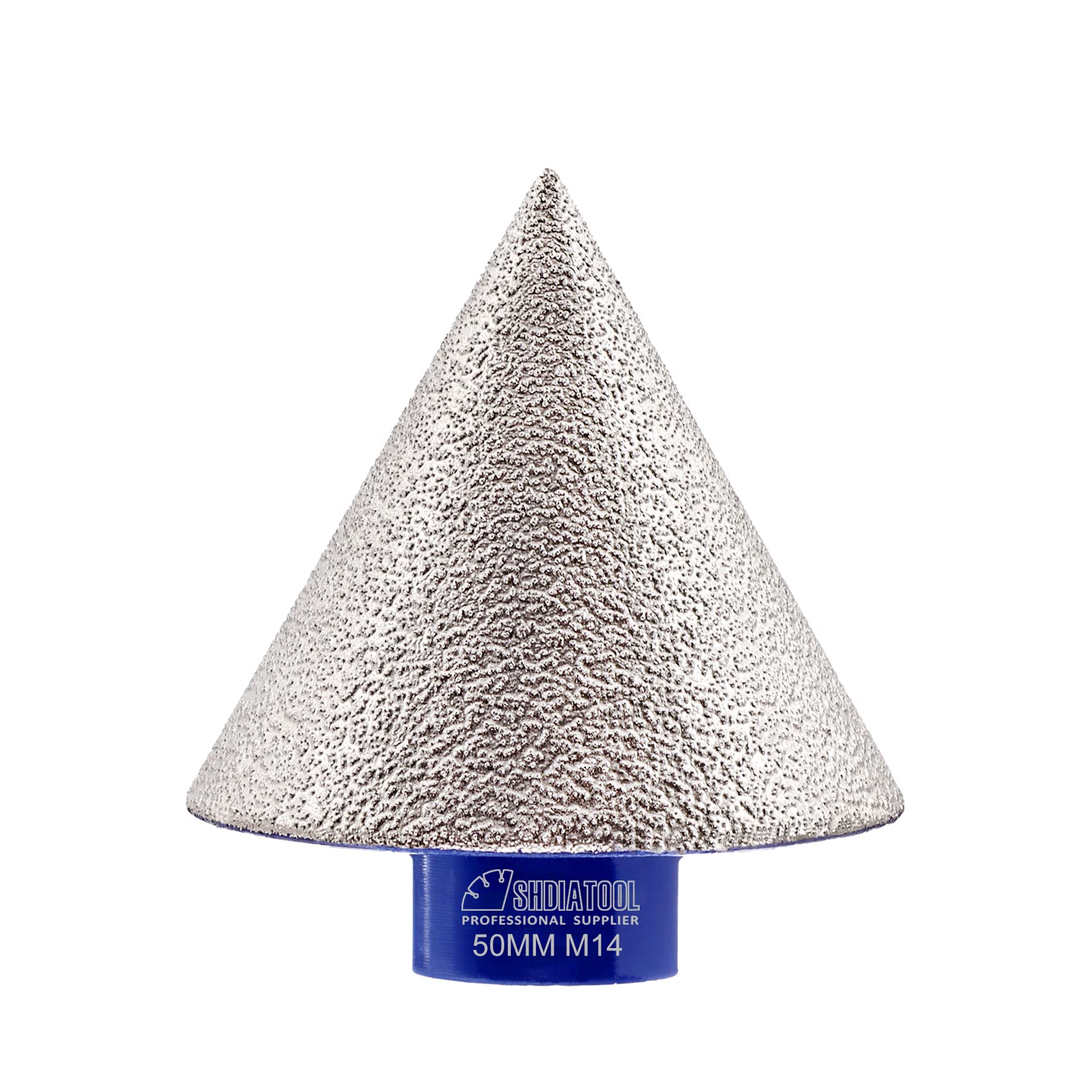 SHDIATOOL Fraisage au diamant Bit de chanfrein 50MM M14 Agrandir les trous de Chanfrein existants Convient pour le marbre céramique et le granit
