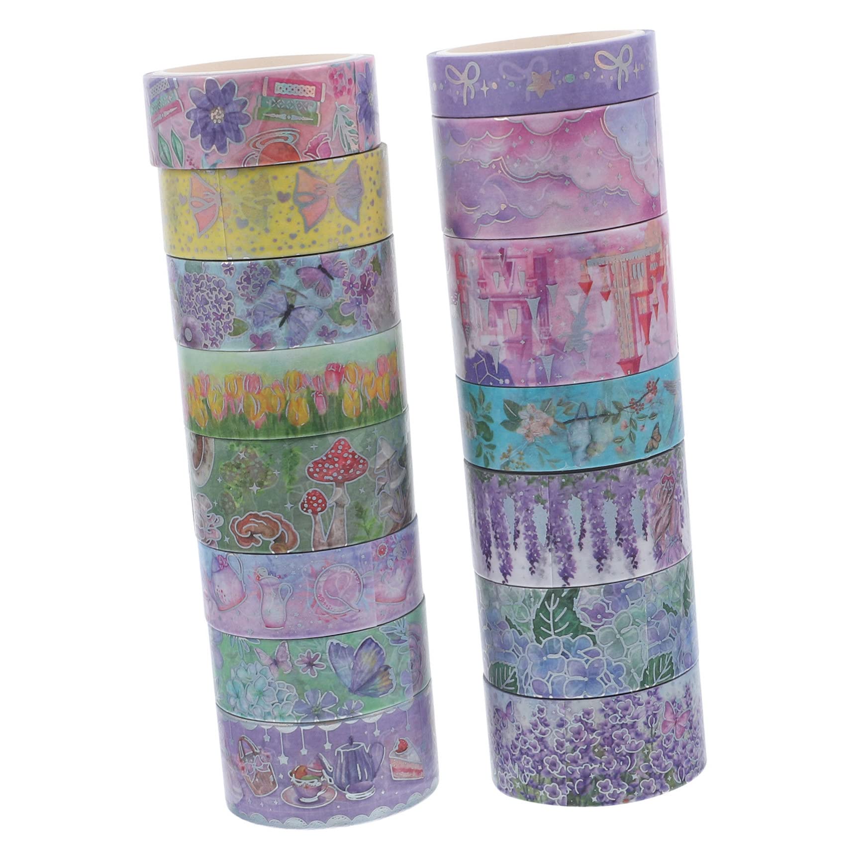 EXCEART 45rotoli Washi Tape Decorativi Adesivo Per Planner Scrapbook e Creativi Per Decorazioni e Regali