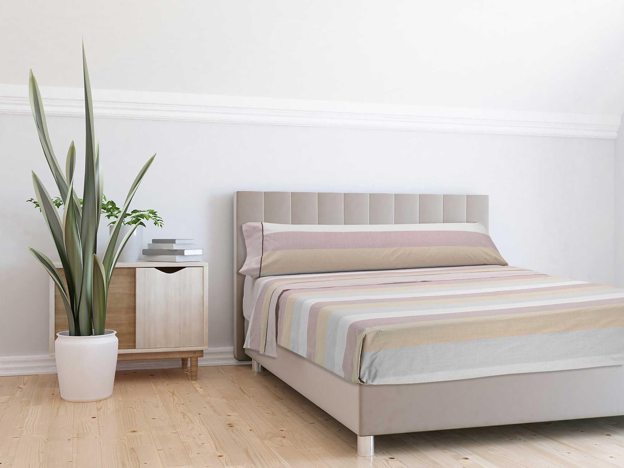 Mantas Mora - Cotton Duvet Cover and Pillowcases - 3/4 Piece - 144 Thread Count - Transitional Pattern - Model M91