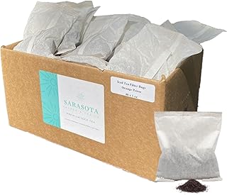 Sponsored Ad - SARASOTA COFFEE & TEA CO. Premium All Natural Orange Pekoe Black Iced Tea Filter Bags, Large 1-Gallon Iced ...