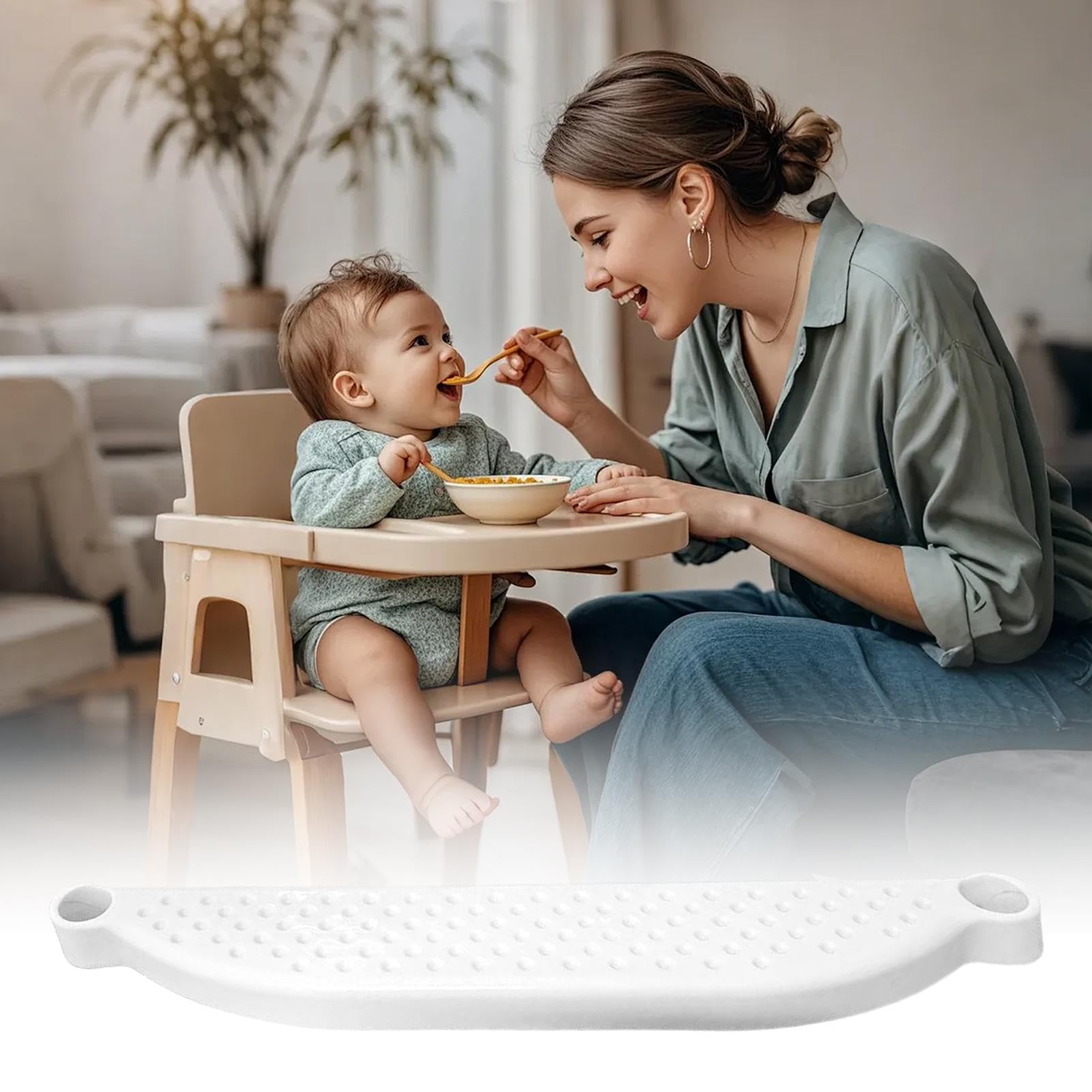 Genérico Reposapiés para Trona - Pedal Antideslizante para Trona De Bebé De Altura Ajustable | Reposapiés para Bebés, Dormitorio para Niños Pequeños, Oficina En Casa, Comida para Bebés