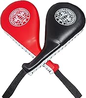 JANNO 2-Pack Taekwondo Kick Pads - Durable Double-Sided Boxing Karate MMA Training Targets for Kids Adults